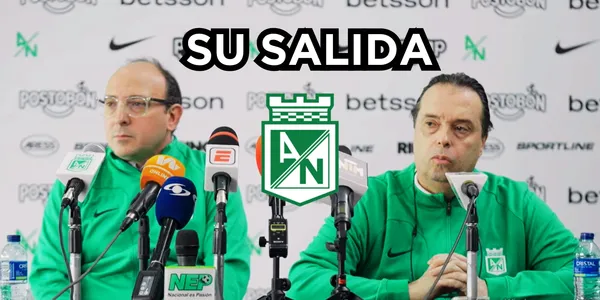 Le preguntaron a Navarro y Escobar sobre su salida de Nacional. Foto captura de pantalla YouTube Atlético Nacional.