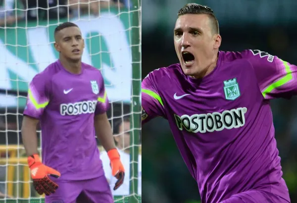 Le preguntaron cómo fue su debut y Cristian Bonilla contó la insólita anécdota de como dejó en el banco a Franco Armani en Atlético Nacional.