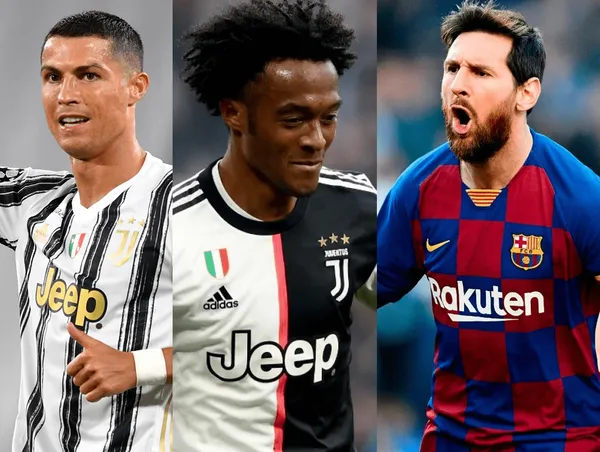 Le preguntaron a Juan Guillermo Cuadrado sobre lo que sería jugar con Lionel Messi y Cristiano Ronaldo y así respondió el colombiano