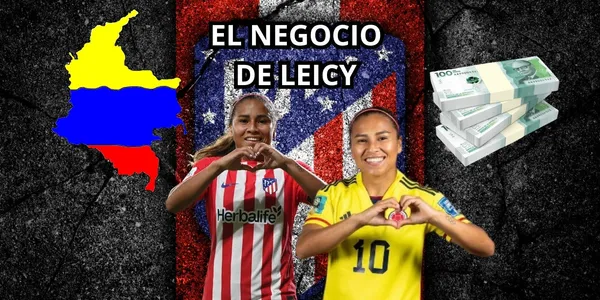 Leicy Santos aparte de ser jugadora de fútbol profesional, es una gran empresaria.