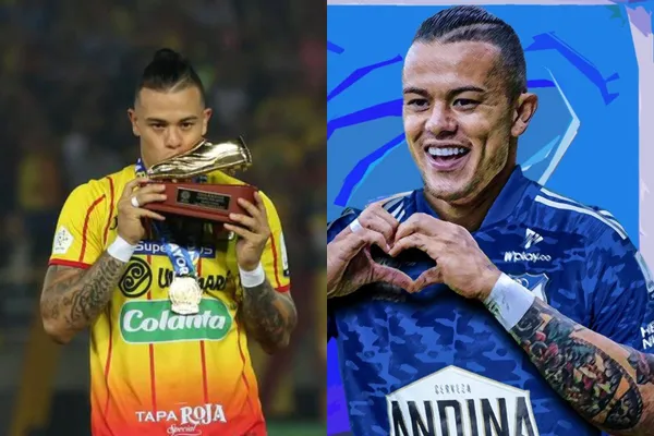 Leonardo Castro es el nuevo delantero de Millonarios FC y antes de llegar tuvo un gesto que denota con anticipación respeto a los colores del equipo bogotano.