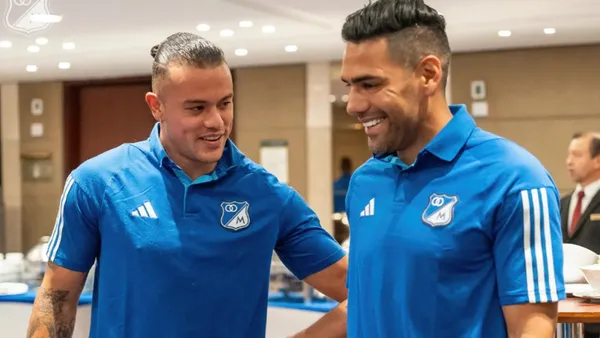 Leonardo Castro y Radamel Falcao García - X @MillosFCoficial