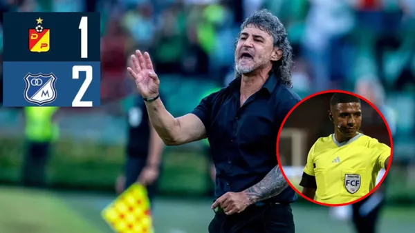 Leonel Álvarez dirigiendo- Fotos: Diario Deportes, redes Millonarios y Antena 2