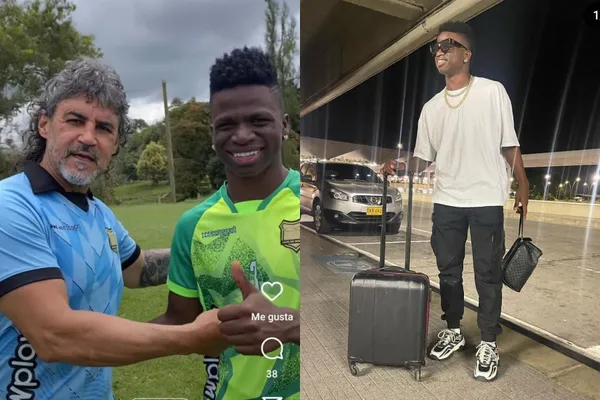 Leonel Álvarez recibió en su equipo al Vinícius Júnior colombiano.