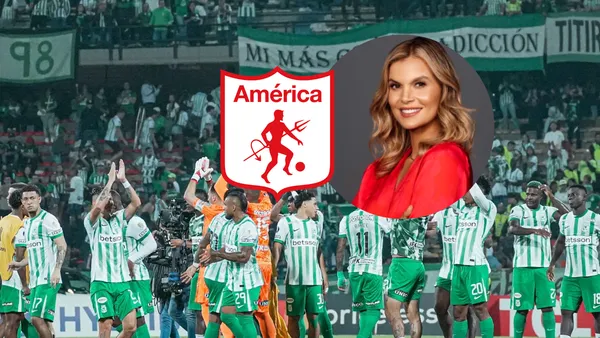 Liche Durán sufrió con las presentaciones de Nacional y América, mira la razón Foto: Nacionaloficial, ESPN y Escudoteca