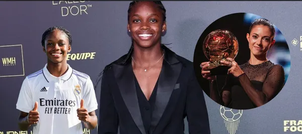 Linda Caicedo estuvo presente en la gala del Balón de Oro
