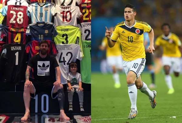 Lionel Mesi admira a un jugador colombiano y tiene la camiseta en su museo en España.