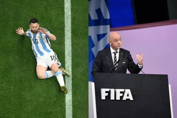 Lionel Messi abrió el marcador de la Selección Argentina contra la Selección Francia.