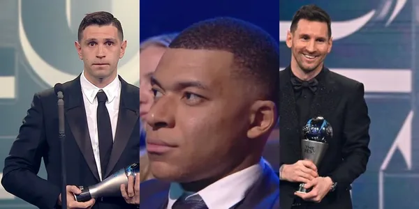 Lionel Messi demostró humildad en los premios The Best, mientras que Kylian Mbappé reaccionó al ver como premiaron a El Dibu Martínez.