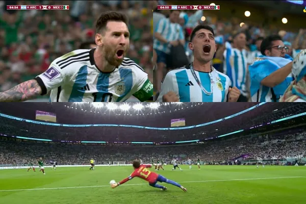 Lionel Messi goleó a Memo Ochoa para guiar la victoria de Argentina contra México.