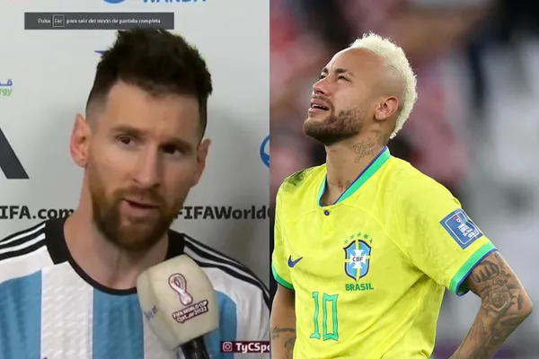 Lionel Messi habló luego de meter a Argentina a semifinales del Mundial de Qatar 2022 y ver que Brasil quedó afuera.