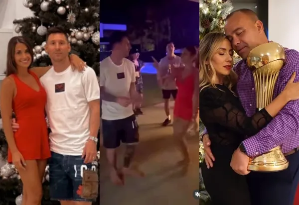Lionel Messi se dejó ver bailando con su esposa en las redes sociales y en el fútbol colombiano le salió competencia con Rafael Dudamel; vale la pena ver los dos vídeos.
