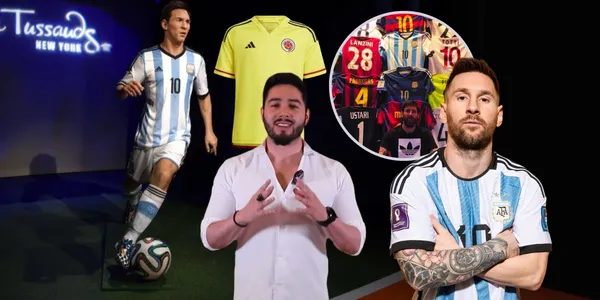 Lionel Messi tiene la camiseta de un colombiano en su museo personal.