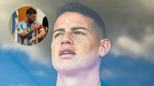 Lionel Messi y James Rodríguez, enfrentados en una nueva polémica Foto: James Rodríguez y Lio Messi