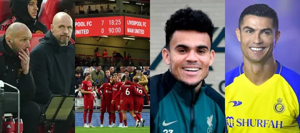 Liverpool goleó al Manchester United en la Premier League en el partido disputado en Anfield