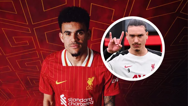 Liverpool podría perder una millonada con Darwin Núñez si no ajusta el salario de Luis Díaz. Fotos: LFC