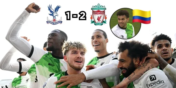 Liverpool remontó en un partidazo contra el Crystal Palace.