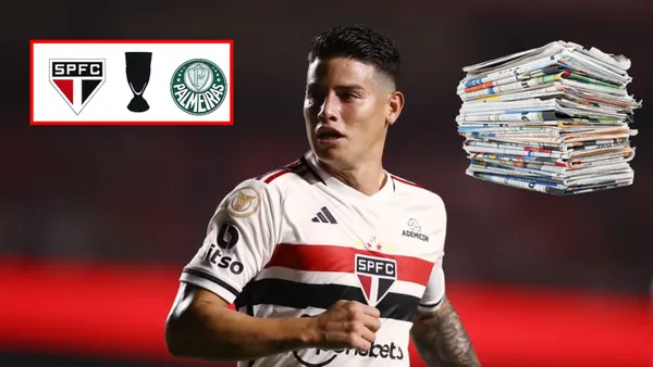 Lo que dice la prensa en Colombia de James previo Sao Paulo vs Palmeiras en liga