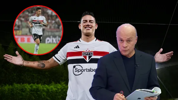 Lo que dijo Carlos Antonio Vélez por actuación de James con Sao Paulo en Brasil