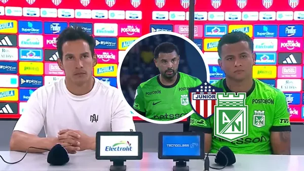 Lo que dijo Diego Arias tras perder el punto invisible con Nacional Foto: Dimayor, Escudotreca y Captura de Win Sports