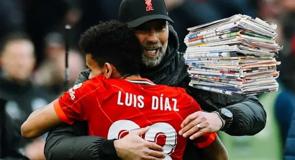 Lo que dijo la prensa en Colombia al ver que Klopp dejará Liverpool de Luis Díaz