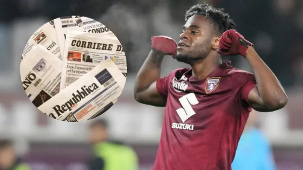 Lo que dijo la prensa en Italia por Duván Zapata (Foto El Heraldo y Turitalia)