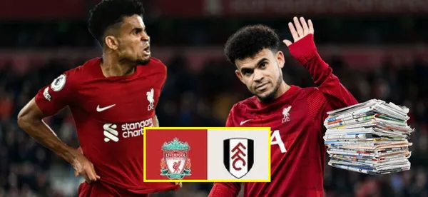Lo que dijo la prensa inglesa de Luis Díaz previo Liverpool vs Fulham por Copa
