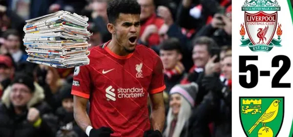 Lo que dijo la prensa inglesa por la actuación de Luis Díaz con el Liverpool FC