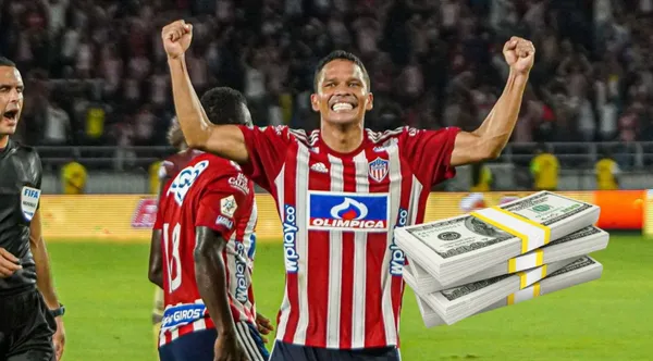 Lo que gana actualmente Carlos Bacca en Junior.