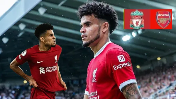 Lo que hizo Luis Díaz tras el gol de LIverpool vs Arsenal y celebra Jürgen Klopp