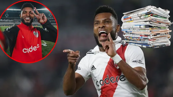 Lorenzo no lo llama y así se rindió prensa argentina ante Miguel Borja de River