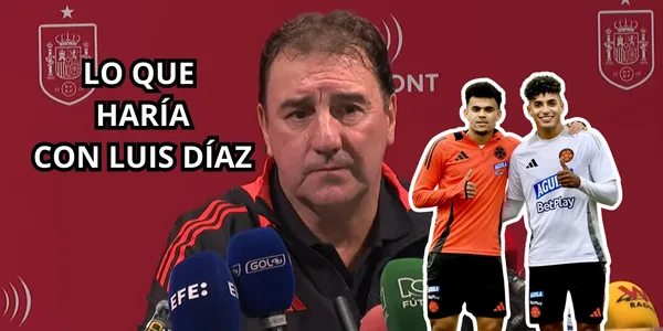 Lorenzo tendría un plan especial con Luis Díaz. Foto tomada de FCF en Twitter.