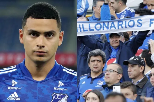 Los aficionados aprovecharon para enviar mensajes de apoyo al jugador del cuadro embajador.