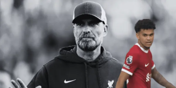 Los aficionados del extremo colombiano, Luis Díaz, se mostraron muy molestos con el entrenador del Liverpool por su prematuro cambio.