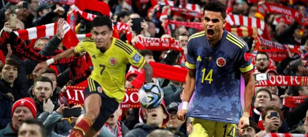 Los aficionados del Liverpool no dejaron pasar la gran actuación de Luis Díaz con la selección Colombia