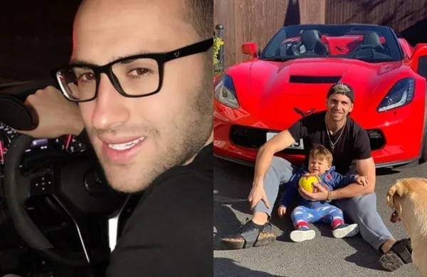 Los arqueros Emiliano Martínez y David Ospina también compiten entre sí al momento de mostrar el lujoso auto en el que se desplazan en Europa.