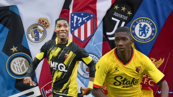 Los clubes que se pelean a Yaser Asprilla (Foto tomada de TyC Sports, Caracol Noticias)