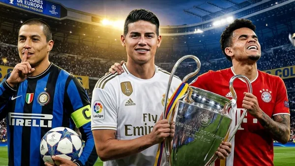 Los colombianos más exitosos en la Champions League