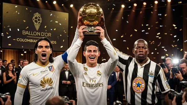 Los colombianos que estuvieron cerca de ganar el Balón de Oro