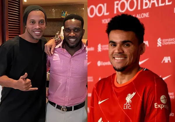 Los cracks Ronaldinho y Jay-Jay Okocha se rindieron a los pies de un colombiano que está al nivel de ellos.