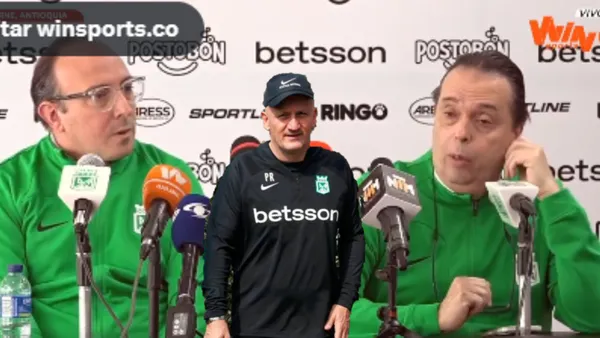 Los dirigentes de Atlético Nacional se atornillan al club (Foto tomada de Win Sports captura de pantalla y El Colombiano)