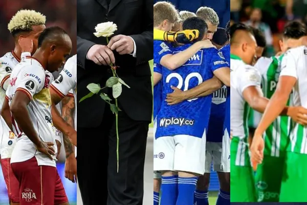 Los dos clubes del Fútbol Profesional Colombiano se han solidarizado con el club tras la triste noticia