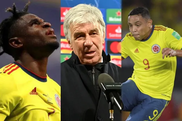 Los dos delanteros colombianos han perdido brillo en el Atalanta y su entrenador no da las mejores noticias de ambos.