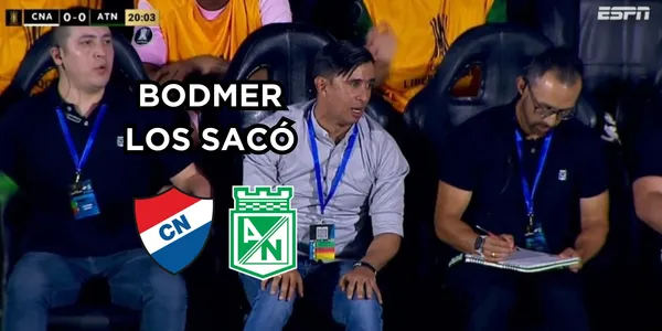 Los dos jugadores ni fu, ni fa, en Paraguay. Foto captura de pantalla de ESPN, logos de Wikipedia.