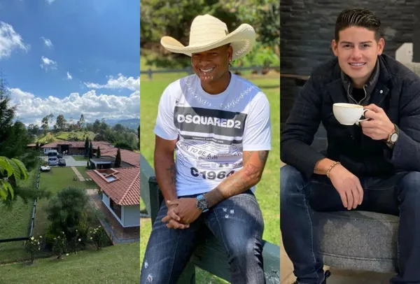 Los dos jugadores tienen excelentes propiedades, pero James Rodríguez está lejos de los elementos rústicos del campo.