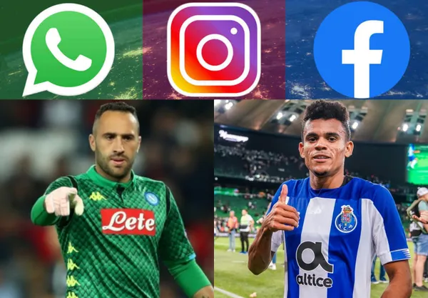 Los equipos donde juegan Díaz y Ospina no se quedaron atrás y se sumaron a la tendencia mundial por el fallo tecnológico del conglomerado empresarial de Mark Zuckerberg.