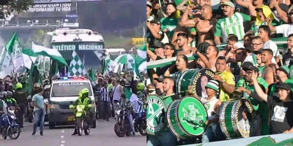 Los hinchas de Atlético Nacional perdieron la paciencia luego de ser goleados ante Millonarios y esto hicieron al para el autobús
