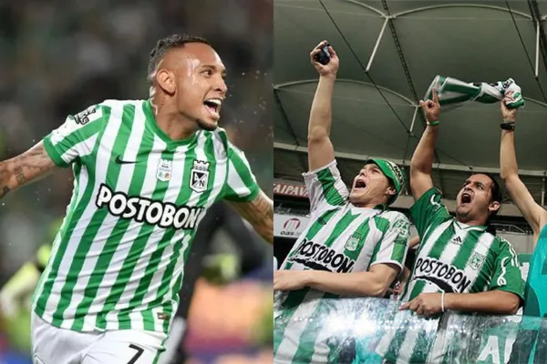 Los hinchas de Atlético Nacional se han manifestado por la posible salida de Jarlan Barrera.