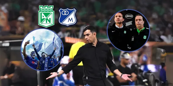 Los hinchas de Millonarios FC sacan pecho. Foto de Win Sports, Noticias Caracol y El Colombiano.