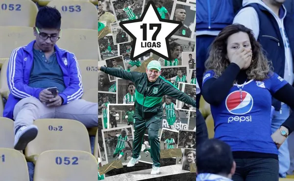 Los hinchas de Millonarios FC se hicieron virales en las redes sociales tras el nuevo título de Atlético Nacional.